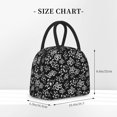 thumbnail image 2 of Daiia Snake Pattern Lunch Bag , Insulated Lunch Box, Small Leakproof Cooler Food Lunch Containers Reusable High Capacity Lunch Tote Bags-One Size, 2 of 6