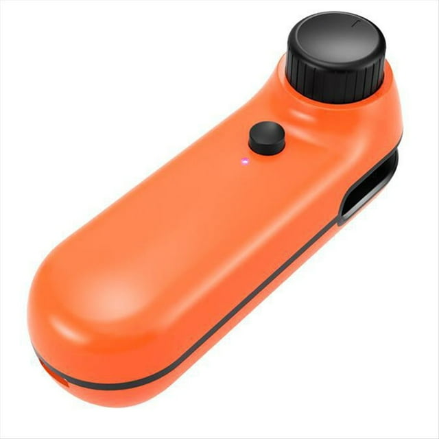 2 Piezas Mini Sellador Térmico de Bolsa Recargable 2 en 1, Bolsa de Almacenamiento Paquete de Plástico Sellador de Meriendas Bolsa con Clip Sellador Térmico de Mano,D