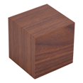 thumbnail image 2 of Ccdes 6x6x6cm Wooden Electronic Digital Alarm Desk Clock Temperature LED Display Voice Control,Digital Clock,Wooden Alarm Clock, 2 of 4