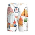 thumbnail image 5 of Naloa Gnome Camping Men's Short Pajama Pants, Lounge Comfort Shorts with Elasticized Waistband and Side Pockets - X-Large, 5 of 9