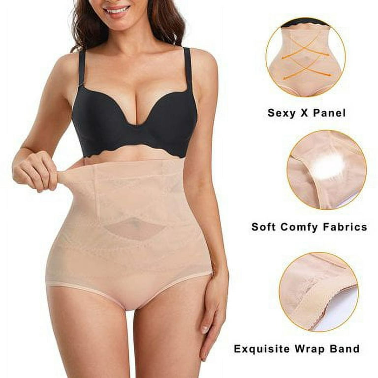 Women High Waisted Panties Cross Compression abs Shaping Pants Slim Body  Shaper