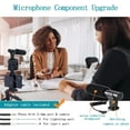 thumbnail image 2 of innotech Kit de Vlogging Sc para iPhone, Android (con Trípode), con Mini Luz de Video LED + Micrófono Cardioide + Clip para Teléfono + Trípode para Videollamadas, Vlogging, YouTube, Instagram, TikTok, 2 of 13
