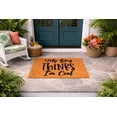 thumbnail image 5 of My Dog Thinks I'm Cool - Brown Coir PVC Outdoor Doormat (24x48 inches) 3188, 5 of 5