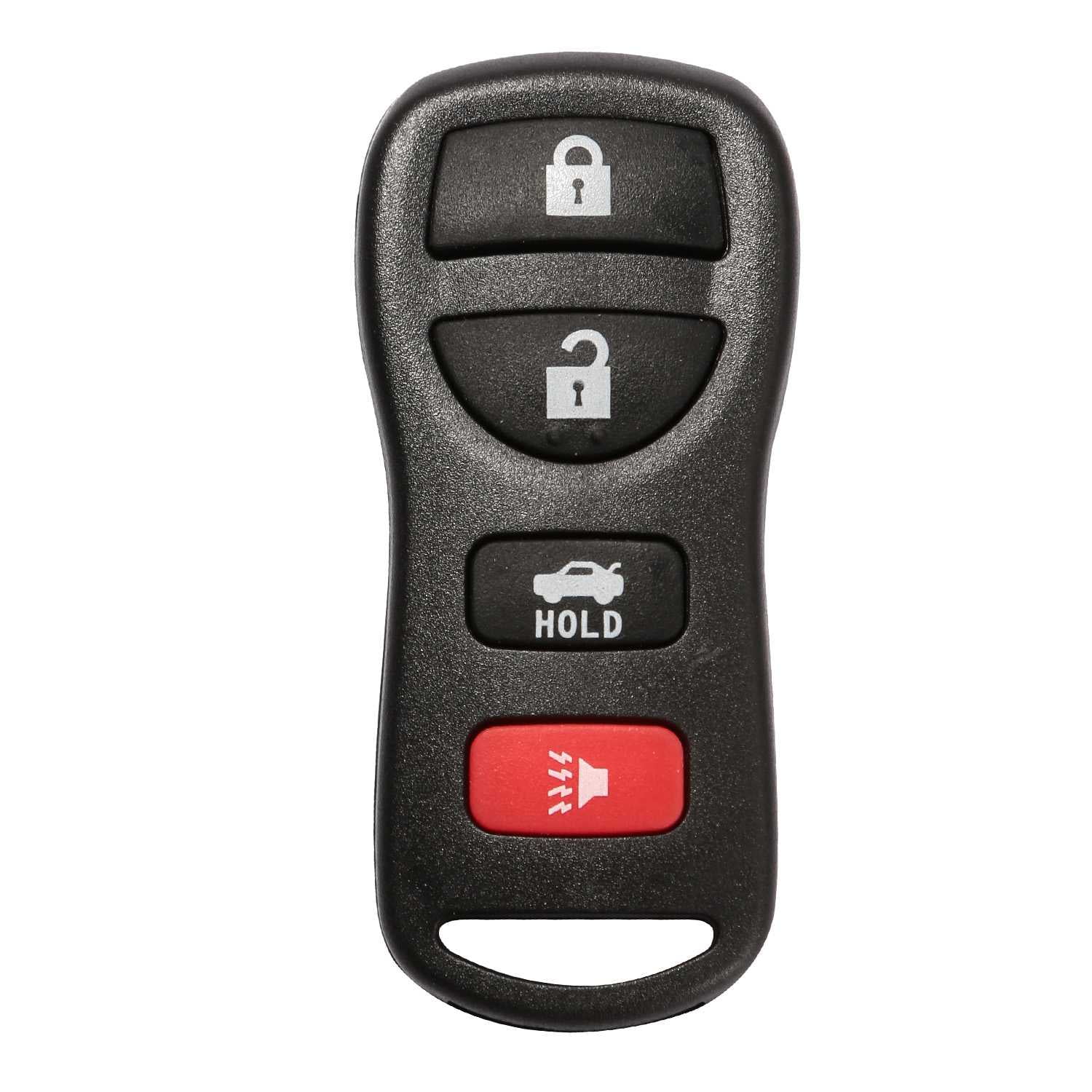 ANGLEWIDE Flip Key Fob Keyless Entry Remote Control 5 Buttons Black Replacement for Nissan Altima 13-15 2pads FCC 7812D-S180204 KR5S180144014 