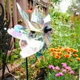 thumbnail image 3 of In the Breeze 2623 — 12-inch Iridescent Pinwheel Spinner — Suncatcher Wind Spinner for Yards and Gardens, Humane Animal Deterrent, 3 of 5