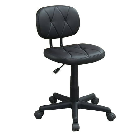 UPC: 0192551786387 | Office Chair with Adjustable Height and Diamond Stitch  Black