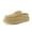 Biscuit, variant on Cushionaire Ollie Cozy Genuine Suede Clogs for Women, Comfortable Slip-On Mule Loafers with Faux Fur Lining, Memory Foam Cushioning and Durable Rubber Sole