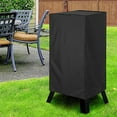 thumbnail image 4 of K-Cliffs Heavy Duty Electric Smoker Cover Waterproof Square Grill Cover UV Resistant . Fits a 30 inch , Black, Dimension: 31x19.5x17, 4 of 4