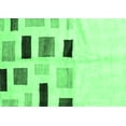 thumbnail image 1 of Ahgly Company Indoor Rectangle Solid Emerald Green Modern Area Rugs, 5' x 8', 1 of 4