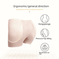 thumbnail image 3 of Pantalones moldeadores con almohadillas de esponja fijas y caderas completas para mujer, con caderas falsas y trasero americano, 3 of 6