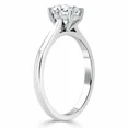 thumbnail image 3 of Oryn Jewel 14K White Gold Plated Ring - 1.9 Ct Oval Cut Diamond Simulated Ring for Her - Engagement Wedding Prong Set Ring - Gorgeous Anniversary Gift for Women - Forever Diamond Ring for Women, 3 of 3