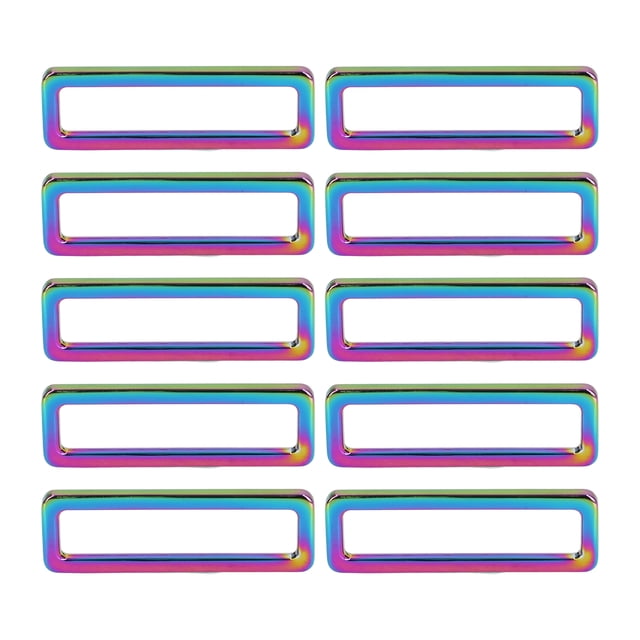 10Pcs Ring Buckle Sturdy Durable Adjustable Hardware Metal Buckle for Making Belts Clothes Backpacks50mm