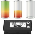 thumbnail image 3 of LCD 12V Battery Capacity Indicator Tester, Color LCD Display, Wide Voltage Range, Sleep Mode, Memory Function,, 3 of 7