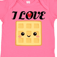 thumbnail image 4 of Inktastic Waffle Lover I Love Waffles Boys or Girls Baby Bodysuit, 4 of 5