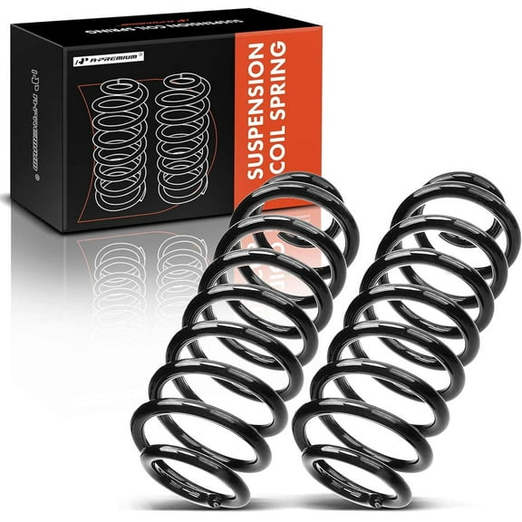 A-Premium Heavy Duty Easy Installation Rear Suspension Coil Spring Set, 2 Pieces