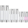 thumbnail image 1 of 6 botellas vacías con bomba de vacío, 3 tamaños, 15 ml, 30 ml, 50 ml (0,5 oz, 1 oz, 1,69 oz), con cabezal plateado, rellenables., 1 of 6