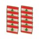 thumbnail image 1 of CAIROYAR Broches de solapa con la bandera del Líbano, broches a granel, insignias de recuerdo para hombres, mujeres, ropa, sombreros, 1 of 7