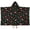 Pink Dinosaurs Cosmic, variant on Pink Dinosaurs Plants Pattern Hooded Bath Towel，50"x30" for Ages 3 To 12 Kids, Quick Dry Lightweight Soft Microfiber Hood Beach Towel Cover Up for Kids
