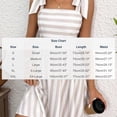thumbnail image 3 of Karymi Wedding Guest Dresses for Women Striped Cute Bow Shoulder Straps Mini Dress, Square Neck A-Line Casual Summer Sundress Lightweight Airy Beach Dress Summer Dresses for Women, 3 of 9