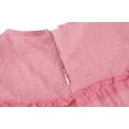 thumbnail image 2 of Girls Summer Tiered Party Dress, Pink Flutter Sleeve Ruffle Sundress, Flowy Princess Dress for Toddler & Little Girls (9-10Y), 2 of 5