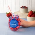 thumbnail image 3 of Pavilion Gift Company Aunt Grateful For You-Berry 18oz Stemless Wine Glass, Blue, 3 of 6