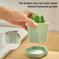 thumbnail image 4 of Grandest Birch 2 Set Adorable Cactus Shape Cleaning Brush Anti-slid Handle Rich Foam Plastic Scrubbing Brush for Home, 4 of 10