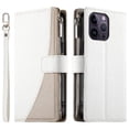 thumbnail image 2 of Funda cartera GANGXUN para iPhone 14 Pro Max , cuero PU con tarjetero, cremallera, correa de mano, soporte y protección 705°, 2 of 6