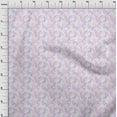 thumbnail image 4 of oneOone Polyester Spandex Medium Purple Fabric Watercolor Flower With Leaves Sewing Fabric By The Yard Printed Diy Clothing Sewing Supplies 56 Inch Wide, 4 of 4