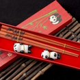 thumbnail image 4 of Cute Panda Chopsticks, MHKBD Chopsticks with Case Reusable Wooden Chopsticks with Cute Panda Holders Gift for Valentine's Day, Perfect for Panda Perso, 4 of 4