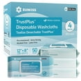 thumbnail image 1 of Toallitas húmedas SUNKISS Trustplus para adultos, sin enjuague, 200 unidades, 1 of 7