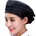 thumbnail image 3 of Jinsinto Chefs Hats For Adults Chef Cooking Hat Catering Hats Kitchen Cooking Hat Cotton Chef Hats Elastic Half Mesh Kitchen Hats Catering Bandana Chef, 3 of 4