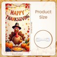 thumbnail image 3 of Thanksgiving Party Decorations Door Cover, Happy Thanksgiving Front Door Banner Fall Harvest Turkey Themed Porch Sign Hanging Backdrop for Indoor Outdoor Party Supplies 71x35 Inch, 3 of 6