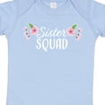 thumbnail image 4 of Inktastic Sister Squad with Pink Flowers Boys or Girls Baby Bodysuit, 4 of 5