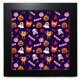 thumbnail image 1 of El temor a los fantasmas de Halloween Calabaza feliz Mesa de pared con marco cuadrado negro, 1 of 4