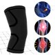 thumbnail image 5 of Almohadillas protectoras para deportes al aire libre, rodilleras antideslizantes, elásticas y transpirables, color negro (L), 5 of 8