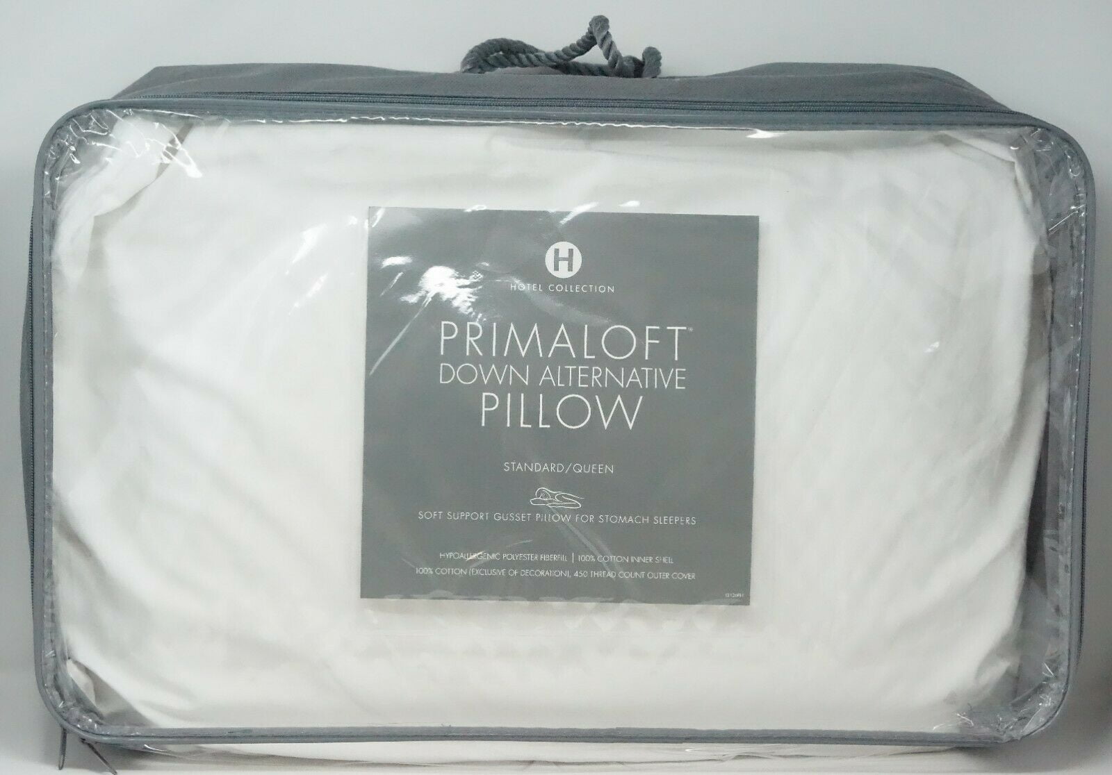 Hotel collection primaloft down alternative pillow discount