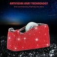 thumbnail image 4 of Bling Crystal Luxury Handmade Diamond Desktop Tape Dispenser for Fashion Girls Women (Red), 4 of 7