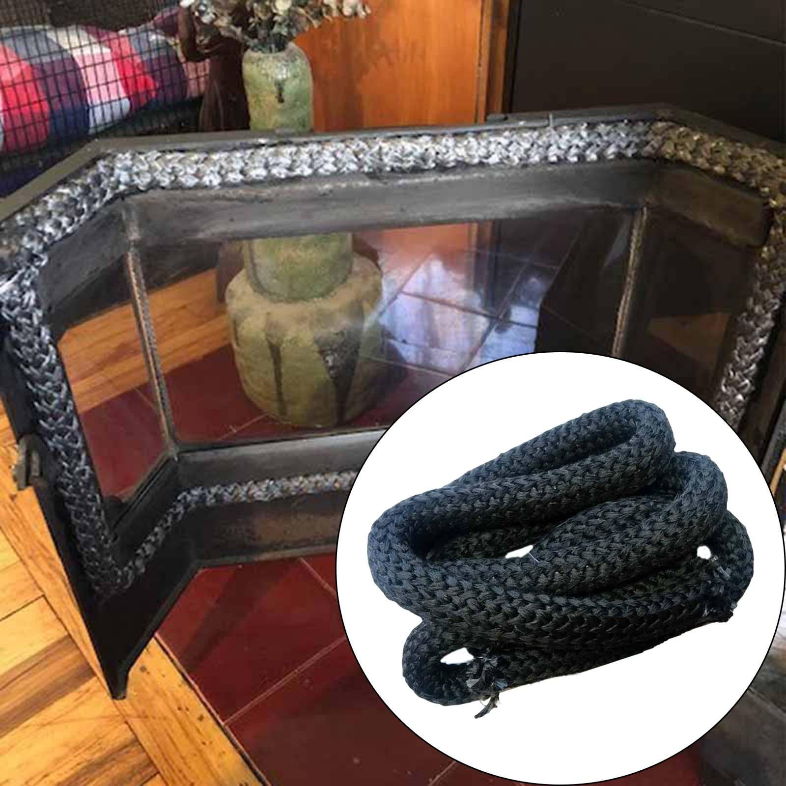 2.5Meters Wood Gasket High Density Fibreglass Rope Black Gasket Cord