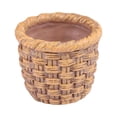 thumbnail image 4 of 1:12 Scale Dollhouse Miniature Woven Basket Ornament Photo Props Classic Design, 4 of 9