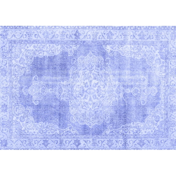 Ahgly Company Indoor Rectangle Persian Blue Traditional Area Rugs, 2' x 4'