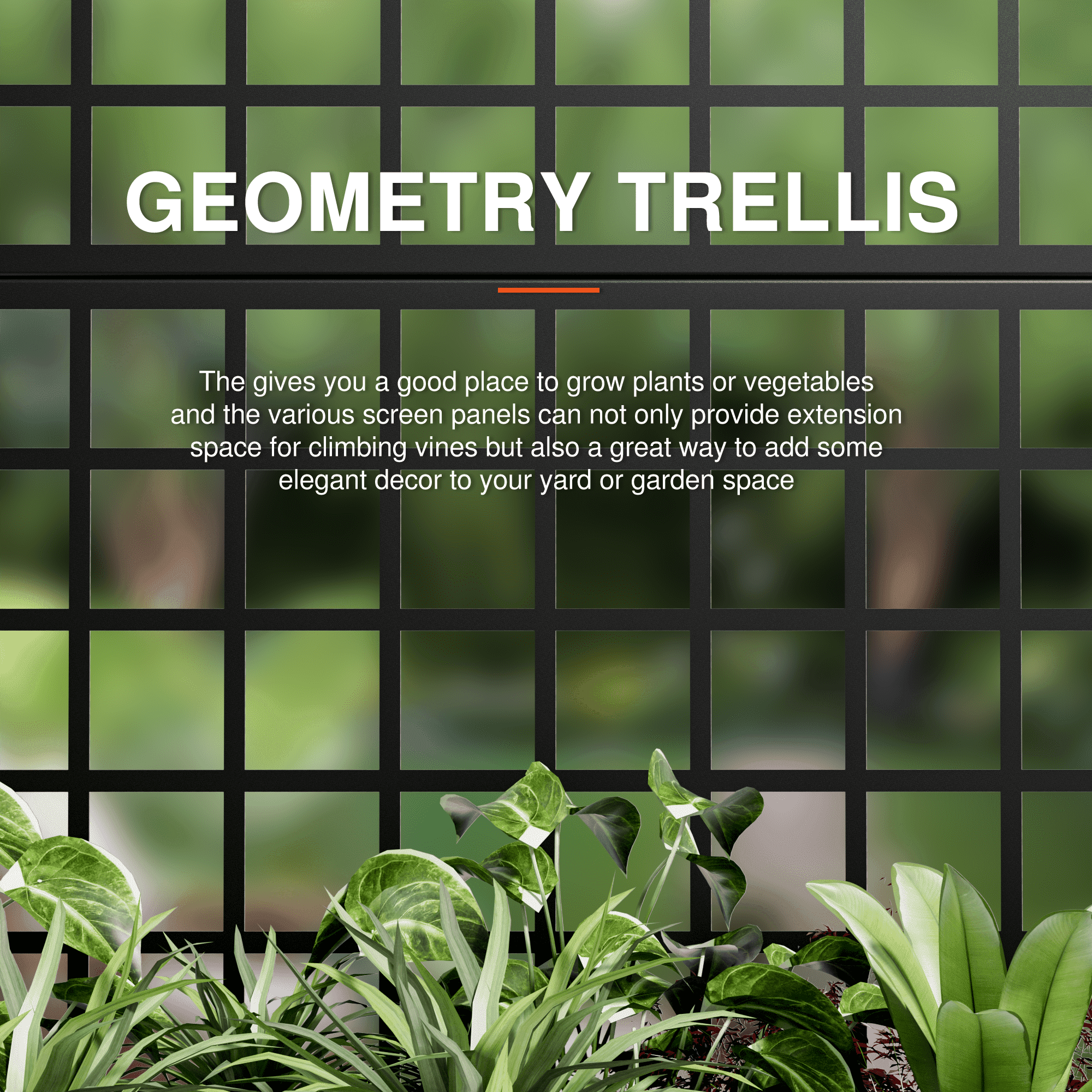 MAYEERTY 35*16*71"Outdoor Black Metal Planter with Rect Climbing Trellis, Drainage hole & Wheels, Grid Pattern
