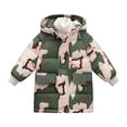 thumbnail image 3 of EnJoCho Girls Winter Coat Puffer Jackets Long Hooded Full Button Zip Up Trendy Cozy Warm Fall Coats Casual Travel Outerwear Cold Weather Down Alternative Thick Insulated, 3 of 3