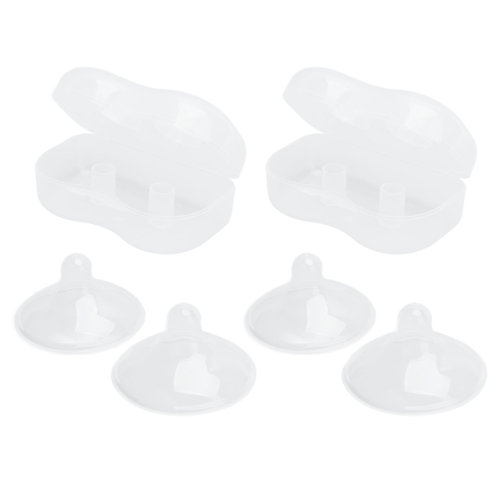 Ymiko Puerpera Supplies,Nipple Shield,2 Set Transparent Nipple Shield