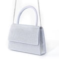 thumbnail image 3 of Bolso Noche Mano Mini Nicho Bolso Noche Cruzado Mano Con Diamantes Calientes Bolso Noche Plateado, 3 of 9