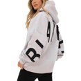 thumbnail image 3 of Useagrey 2023 Sudaderas con capucha para mujer Casual estampado gráfico sudadera Y2k otoño cordón ropa moda trajes abrigos, 3 of 5