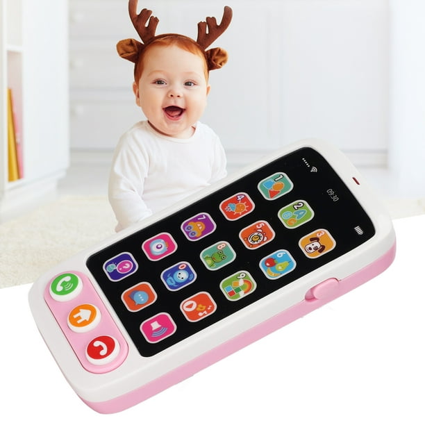 Téléphone Portable Pour Bébé, Interface Colorée, Taille Compacte,  Smartphone Amusant, Aide à L'éducation Précoce Avec Boutons Pour Jeu Parent- enfant 