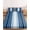 Blue, variant on Queen Size Fitted Sheet Set - Navy Blue Stripe 3 Piece Bedding Sets 16" Deep Pocket Fitted Sheet with 2 Pillowcases, Modern Blue Ombre Vertical Striped Brushed Microfiber Hotel Luxury Bed Sheets