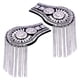 thumbnail image 2 of Charreteras de hombro perfecl 2 piezas con borlas Plata, 2 of 7