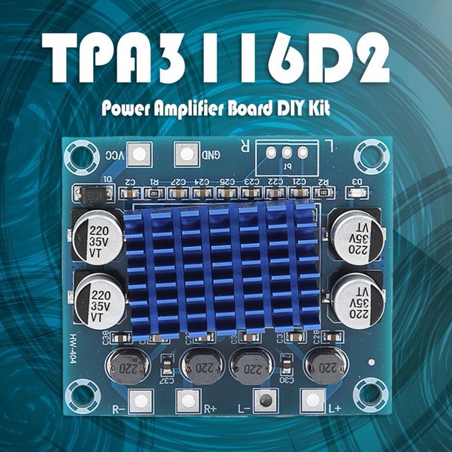 Tablero de amplificador de potencia de audio digital de doble canal estéreo clase D 30W para MP3 JShteea Nuevo