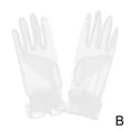 thumbnail image 4 of Wedding Gloves Korean Transparent Thin Mesh Short Colourful With Wrap Finger, 4 of 7